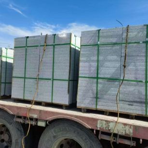 咸宁 芝麻白花岗岩地铺石装车日常