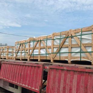 咸宁 芝麻白花岗岩地铺石出口专车-泰国游