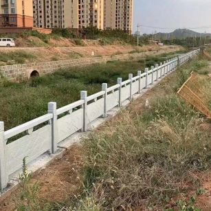 咸宁 白麻河道栏杆效果展示图