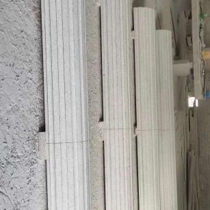 咸宁 花岗岩厂家带你看白麻花岗岩门楼大柱柱皮