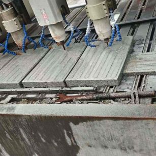 咸宁 芝麻白花岗岩荔枝面盲道雕刻