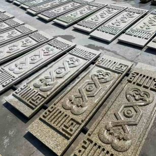 咸宁 黄金麻花岗岩外墙雕刻板