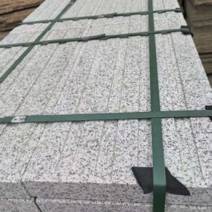 咸宁 白麻花岗岩直行盲道石，盲条，地铺石