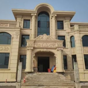 咸宁 黄金麻花岗岩别墅外墙干挂