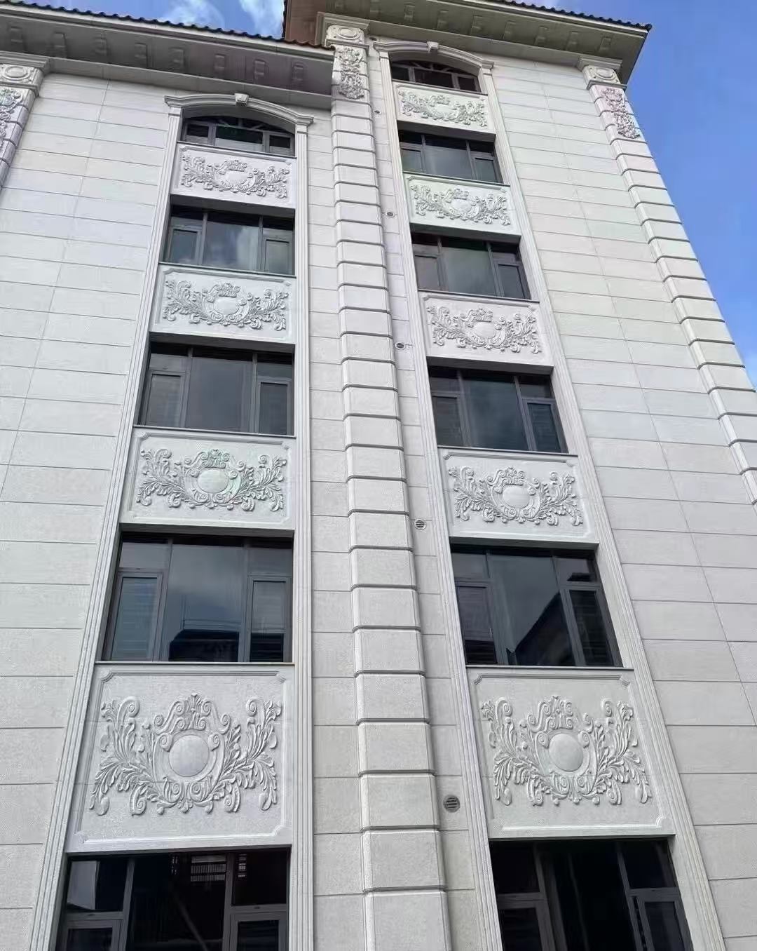 咸宁 白麻荔枝面花岗岩别墅外墙干挂