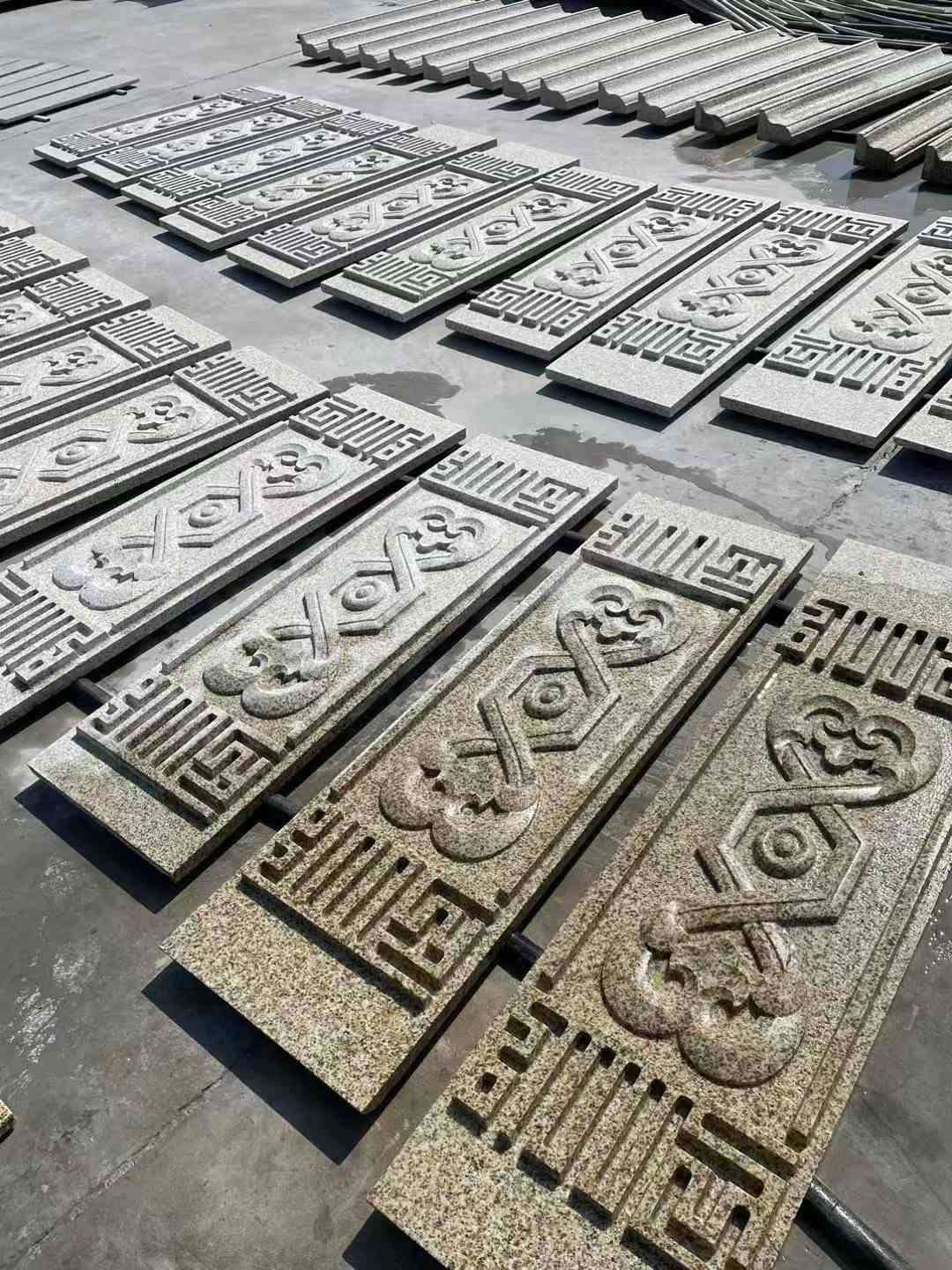 咸宁 黄金麻花岗岩外墙雕刻板