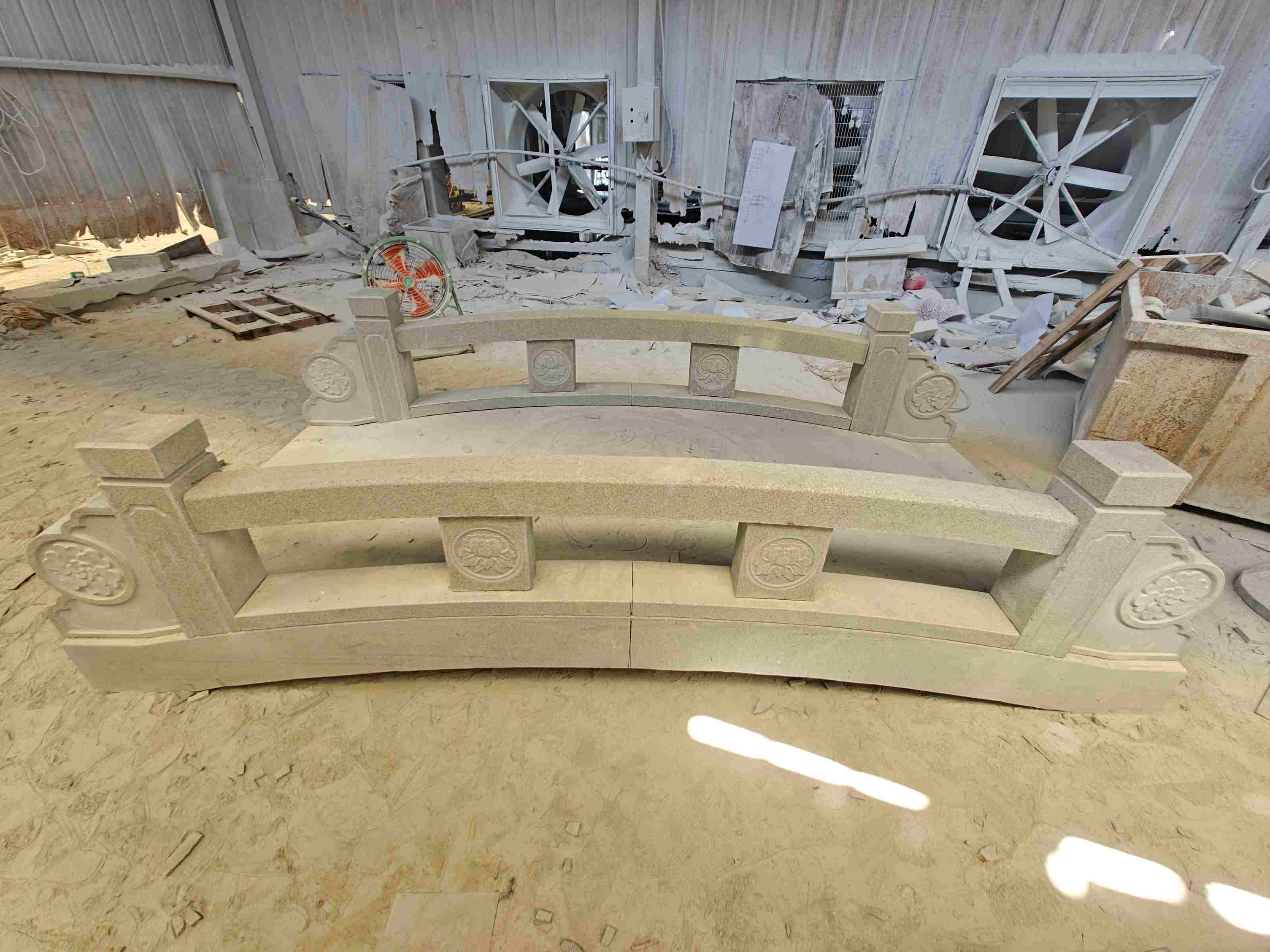 咸宁 芝麻灰花岗岩异形加工-拱桥，石桥