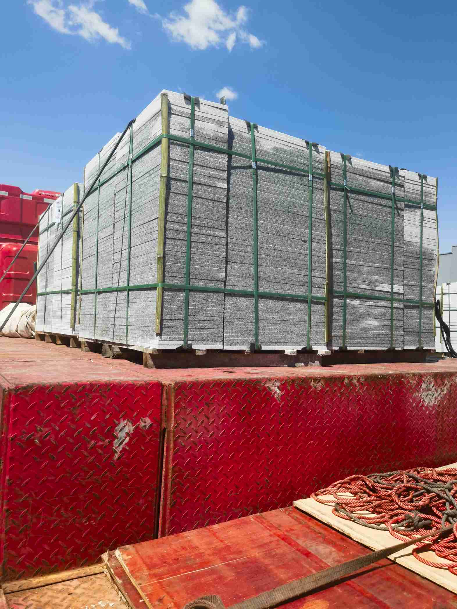 咸宁 芝麻白火烧规格板地铺石300*600/600*600