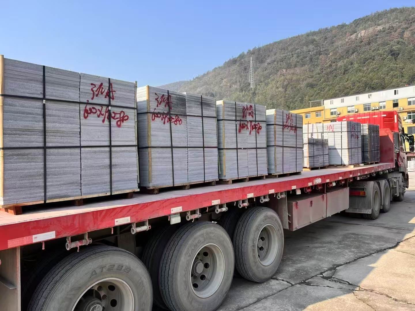 咸宁 芝麻灰地铺石出货日常